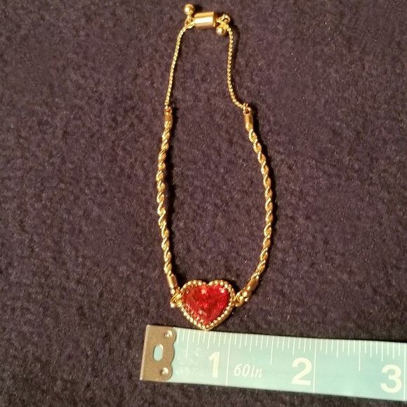 ITS Sense Heart Charm Rope Chain Bracelet - Picture 7 of 9